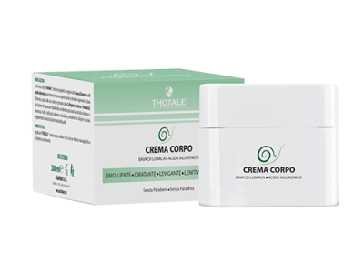 crema corpo bava lumaca